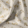 Printed Cotton BROUSSE Ecru / Green